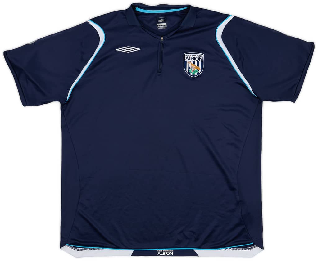 2008-09 West Brom Umbro 1/4 Zip Training Shirt - 9/10 - (XXL)