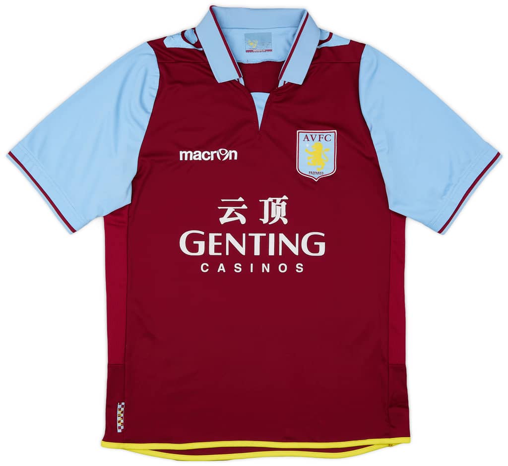 2012-13 Aston Villa Home Shirt Petrov #19 - 6/10 - (S)