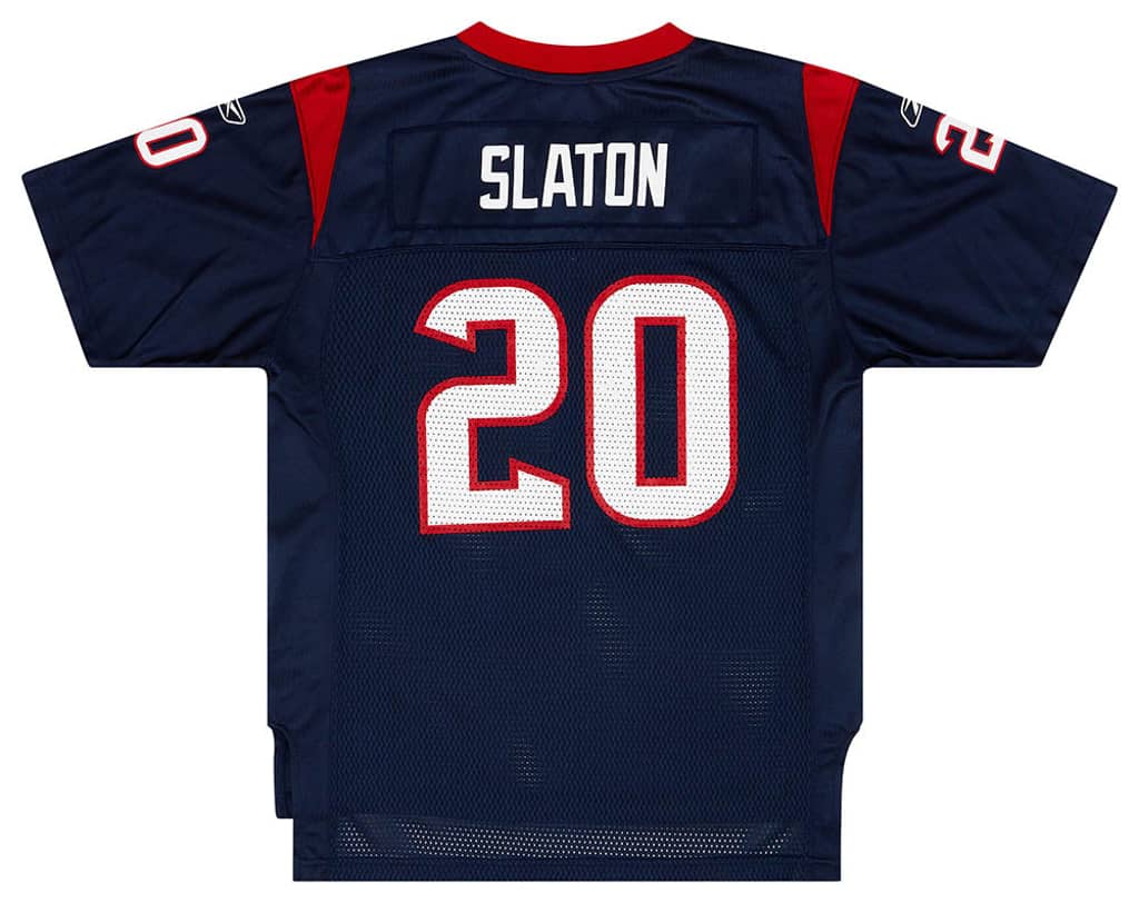2008-11 Houston Texans Slaton #20 Reebok On Field Jersey (Home) Y