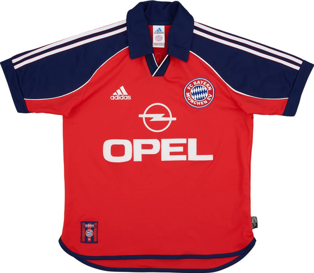 1999-01 Bayern Munich Home Shirt - 9/10 - (Y)