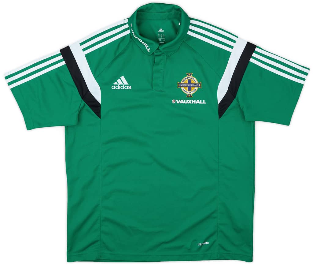 2013-14 Northern Ireland adidas Polo Shirt - 8/10 - (M)