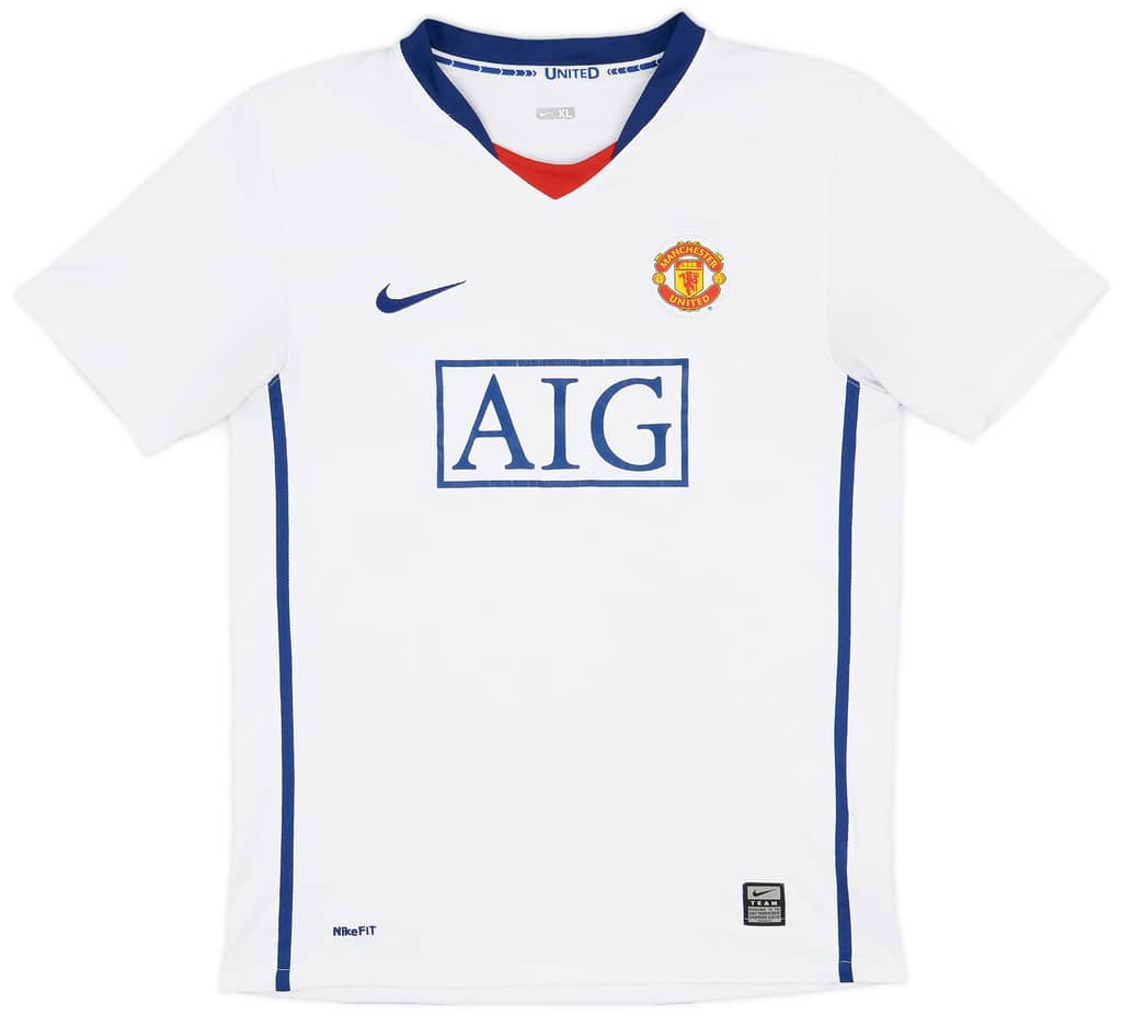 2008-10 Manchester United Away Shirt - 7/10 - (XL.Boys)