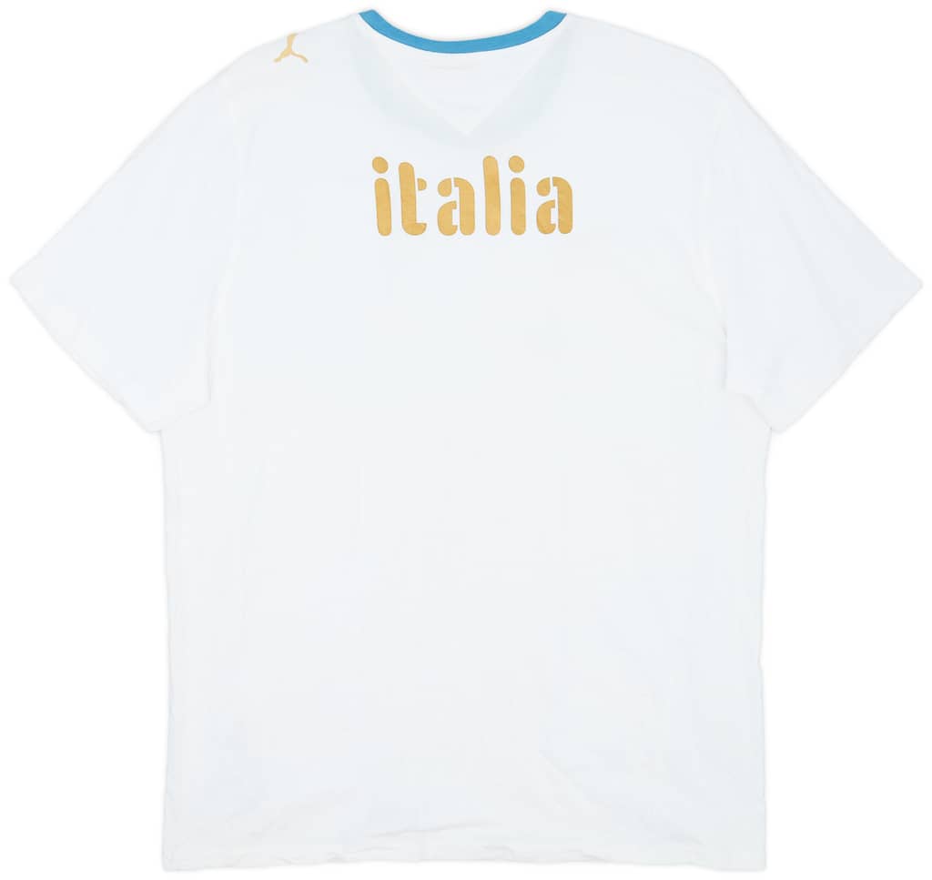 2016-17 Italy Puma Cotton Tee - 9/10 - (XL)