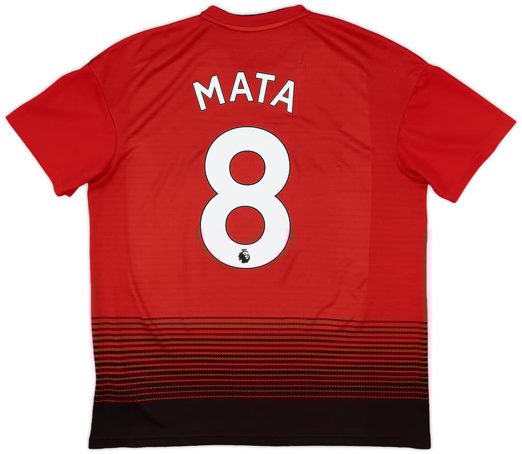 2018-19 Manchester United Home Shirt Mata #8 - 5/10 - (L)