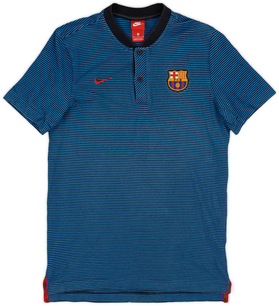 2017-18 Barcelona Nike Polo Shirt - 8/10 - (M)