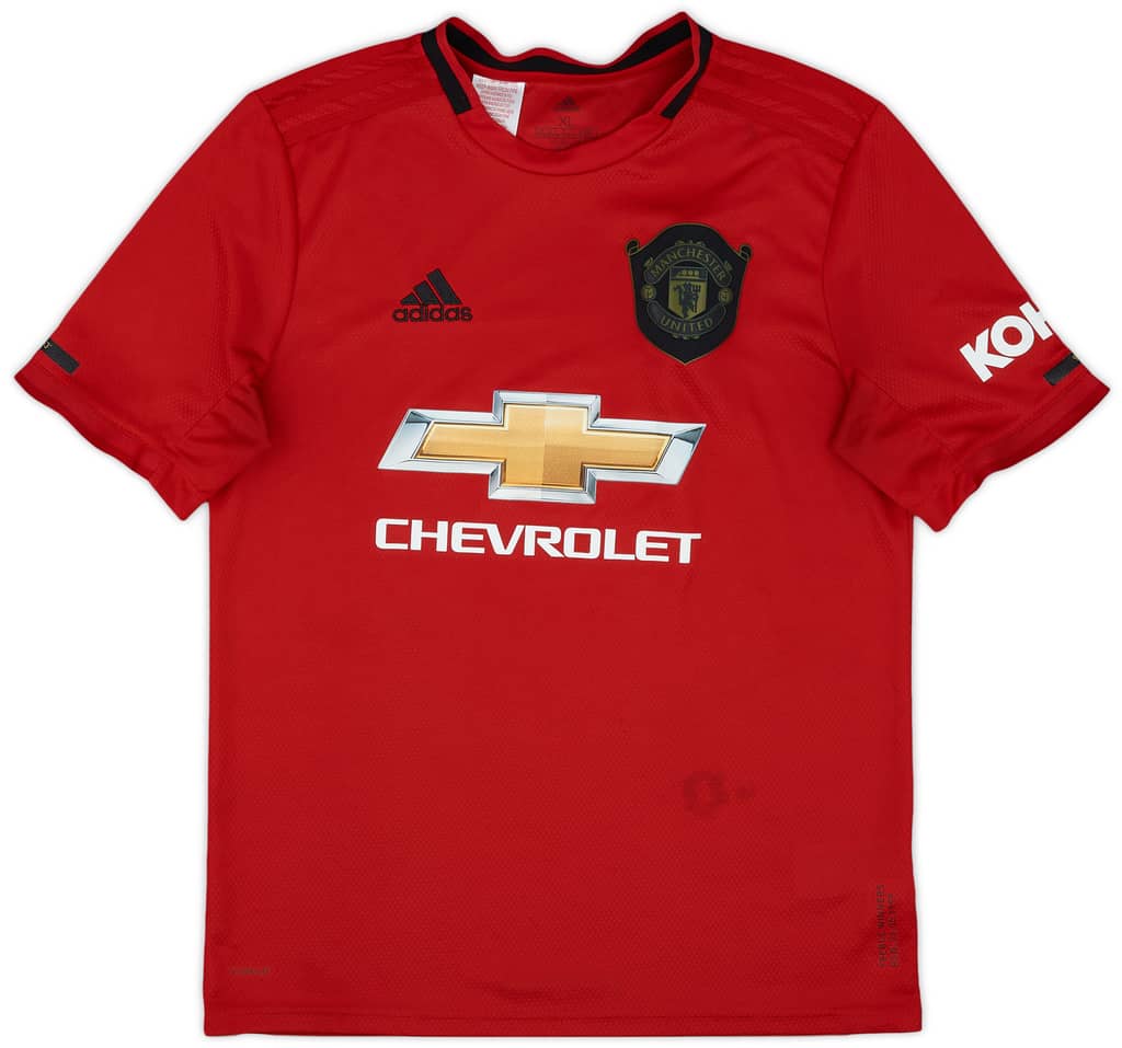 2019-20 Manchester United Home Shirt - 9/10 - (XL.Boys)