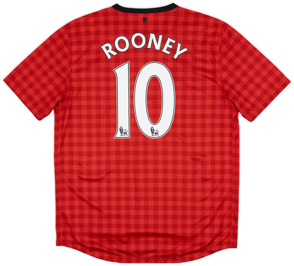 2012-13 Manchester United Home Shirt Rooney #10 - 5/10 - (L)