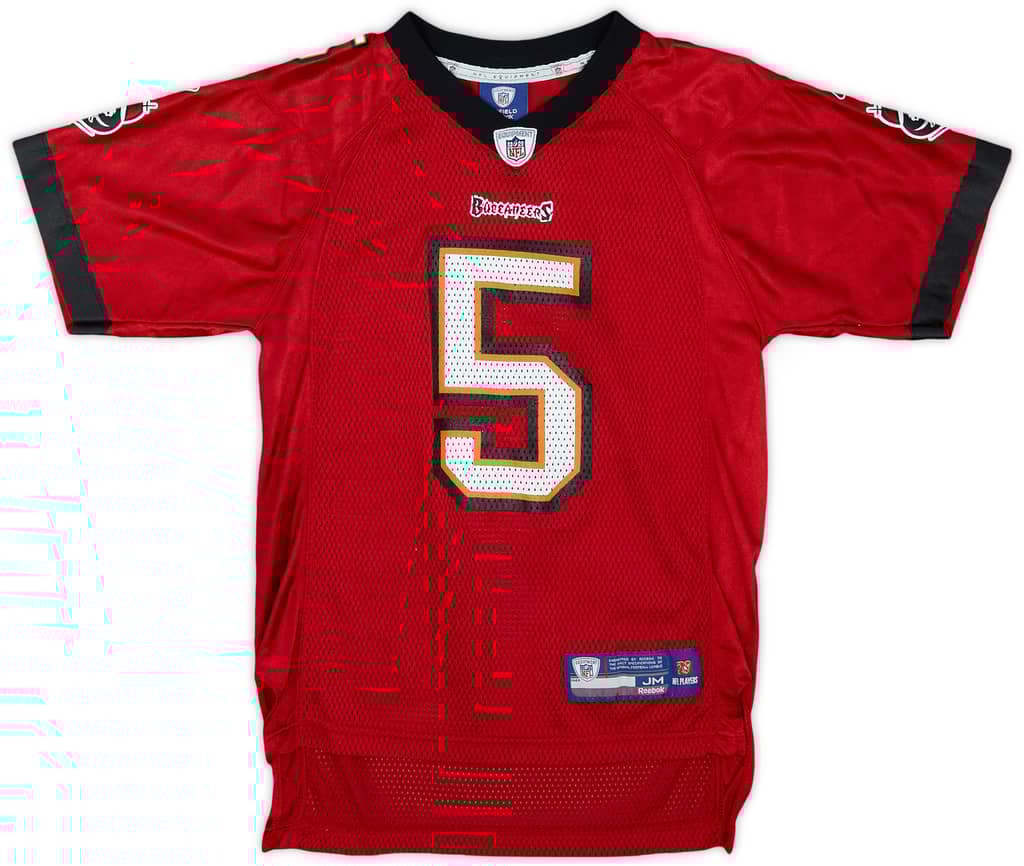 2009-11 Tampa Bay Buccaneers Freeman #5 Reebok On Field Home Jersey - 9/10 - (M.Boys)