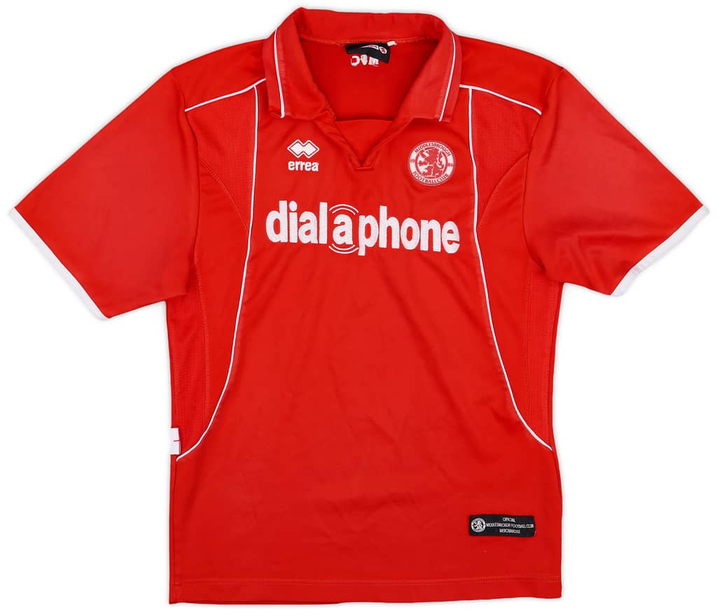 2003-04 Middlesbrough Home Shirt - 7/10 - (XL.Boys)