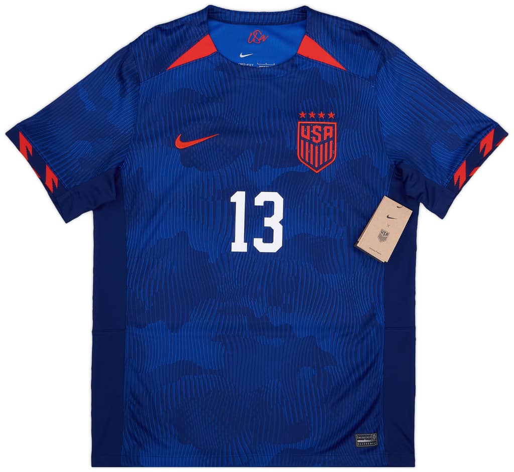 2023-24 USA Women's Away Shirt Morgan #13 (Unisex Fit)