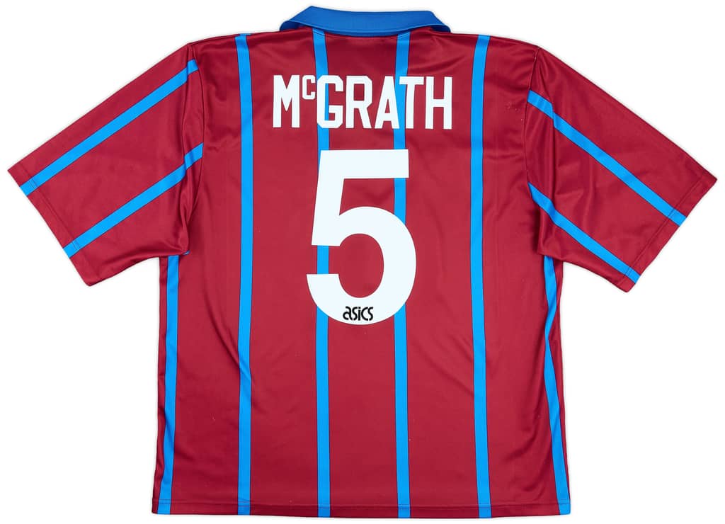 1993-95 Aston Villa Home Shirt McGrath #5 - 7/10 - (XL)