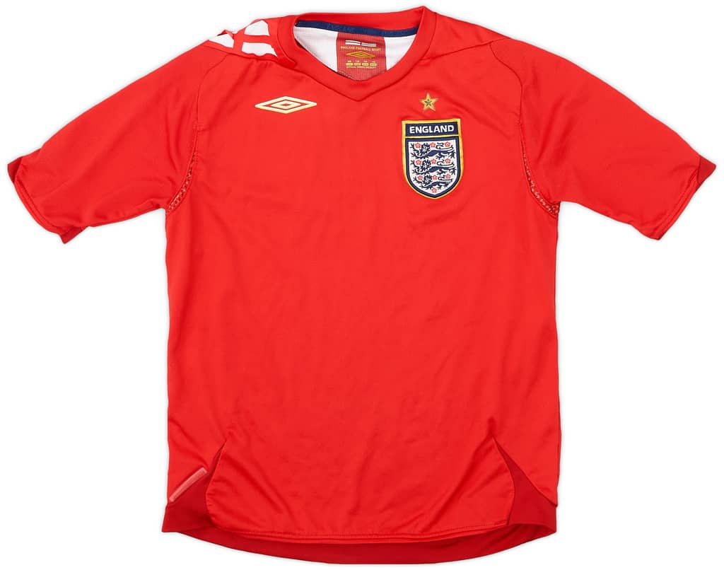 2006-08 England Away Shirt - 7/10 - (M.Boys)