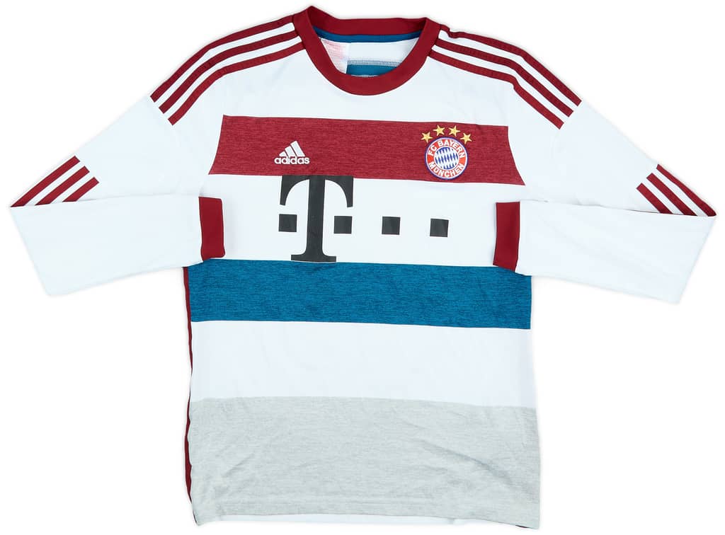 2014-15 Bayern Munich Away L/S Shirt #11 - 8/10 - (L.Boys)