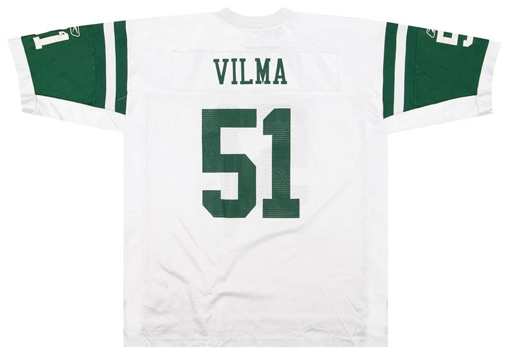 2005-06 New York Jets Vilma #51 Reebok On Field Jersey (Away) XL
