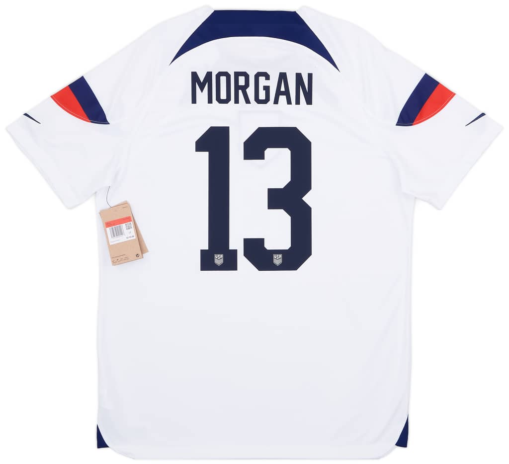 2022-23 USA Women's Home Shirt Morgan #13 (Unisex Fit)