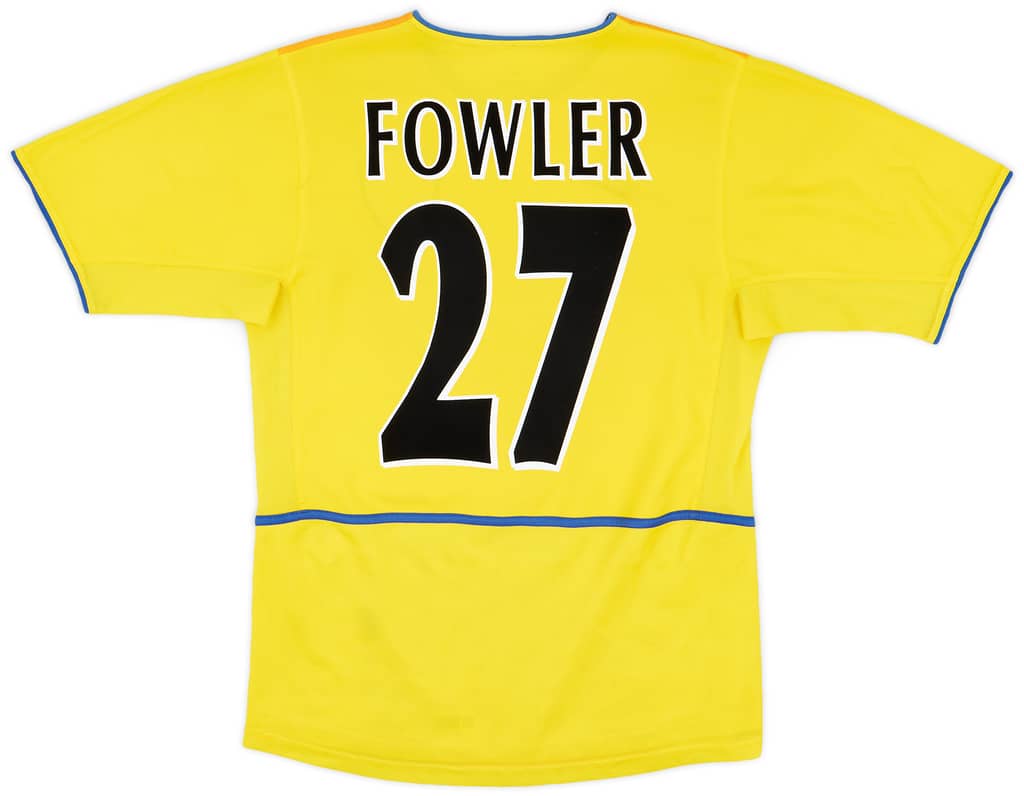2002-03 Leeds United Away Shirt Fowler #27 - 7/10 - (S)