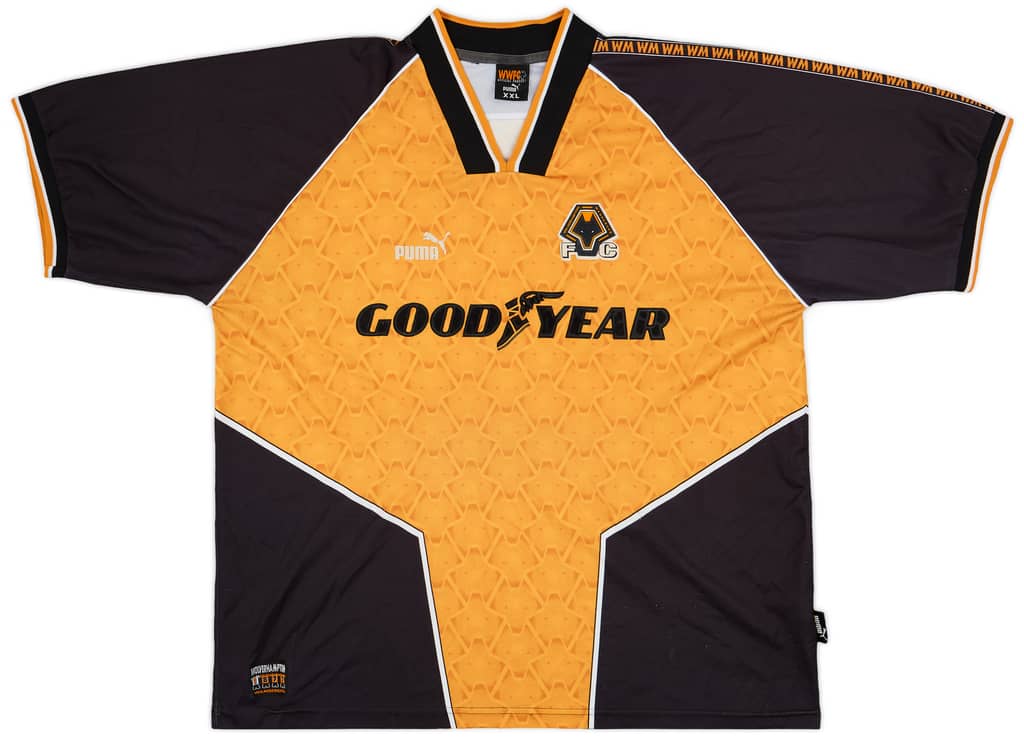 1996-98 Wolves Home Shirt - 7/10 - (XXL)