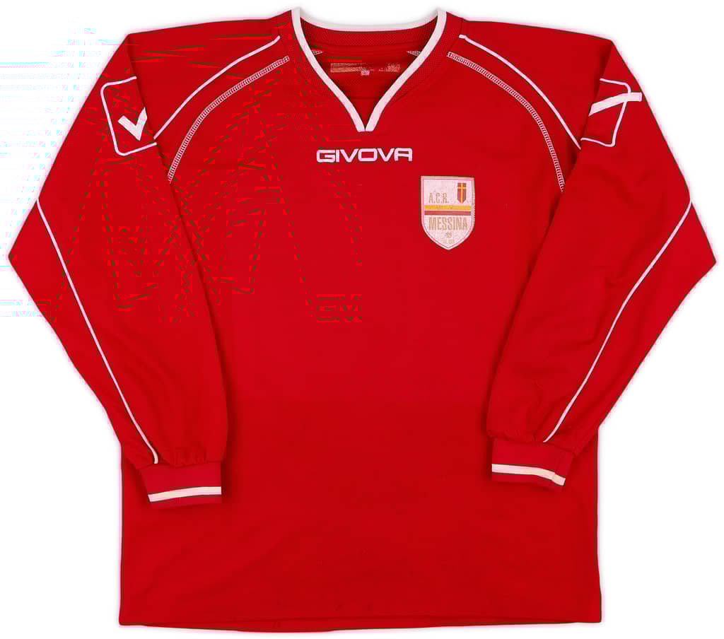 2012-13 Messina Givova Training L/S Shirt - 7/10 - (XL)