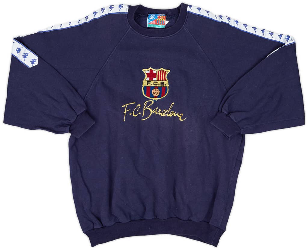 1995-97 Barcelona Kappa Sweat Top - 8/10 - (XL)