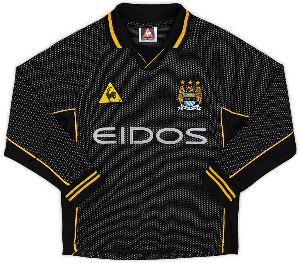 1999-00 Manchester City GK Shirt - 7/10 - (3-4 Years)