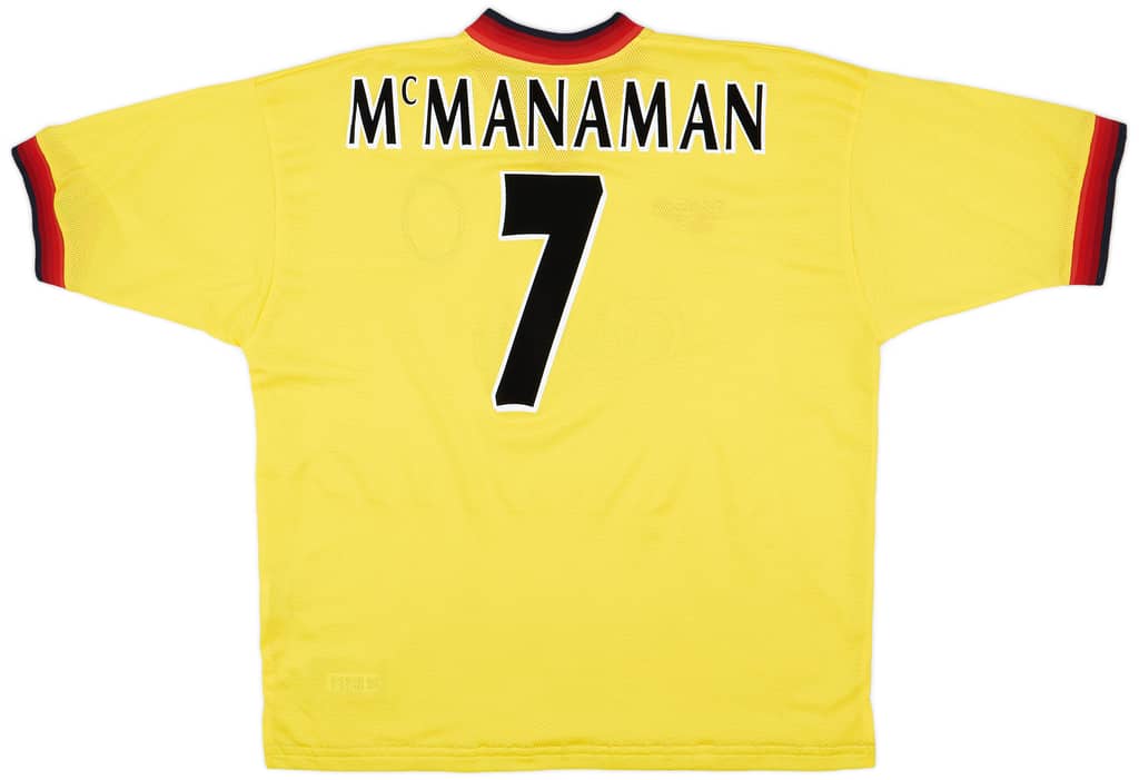 1997-99 Liverpool Away Shirt McManaman #7 - 8/10 - (XL)