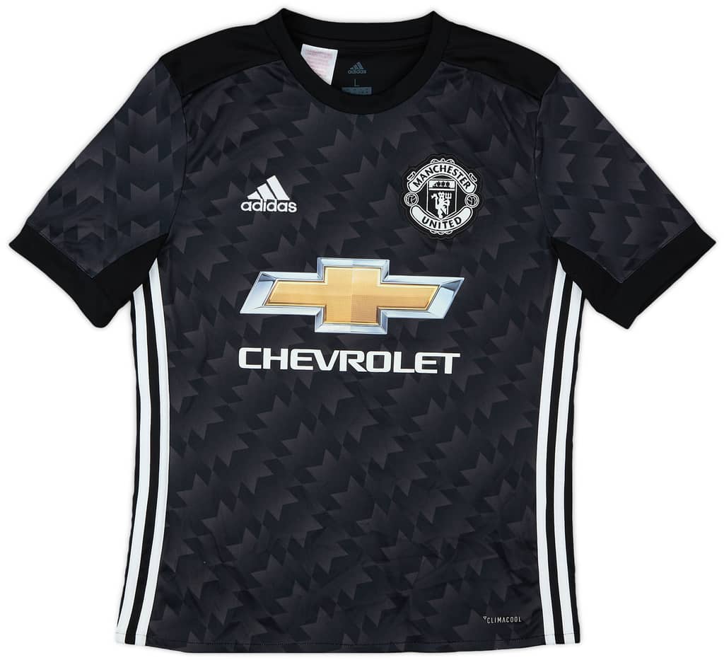 2017-18 Manchester United Away Shirt - 8/10 - (L.Boys)