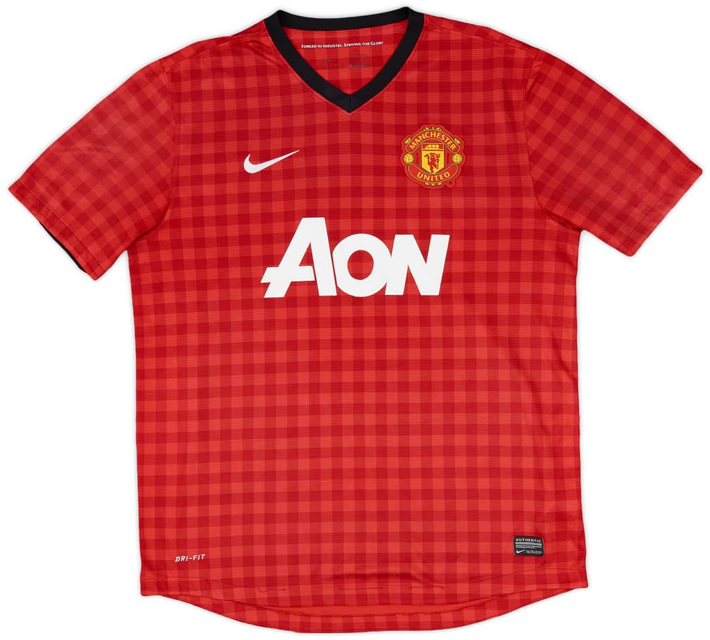 2012-13 Manchester United Home Shirt Evra #3 - 5/10 - (L)
