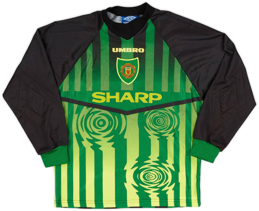 1997-98 Manchester United GK Shirt - 8/10 - (L.Boys)