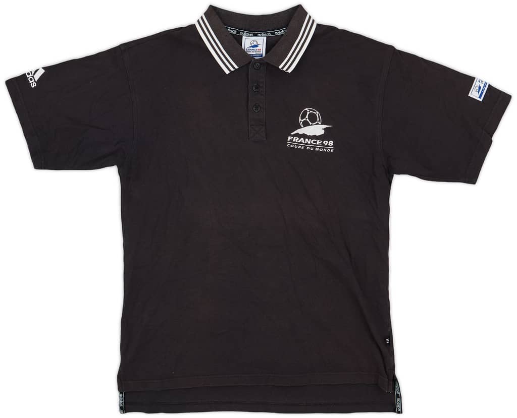 1998 adidas France 98 World Cup Polo Shirt - 7/10 - (M)