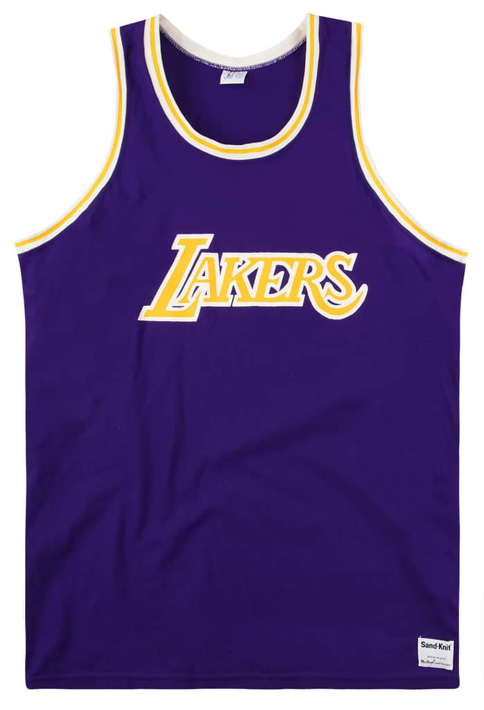 1980-86 LA Lakers MacGregor Sand Knit Jersey (Away) XL
