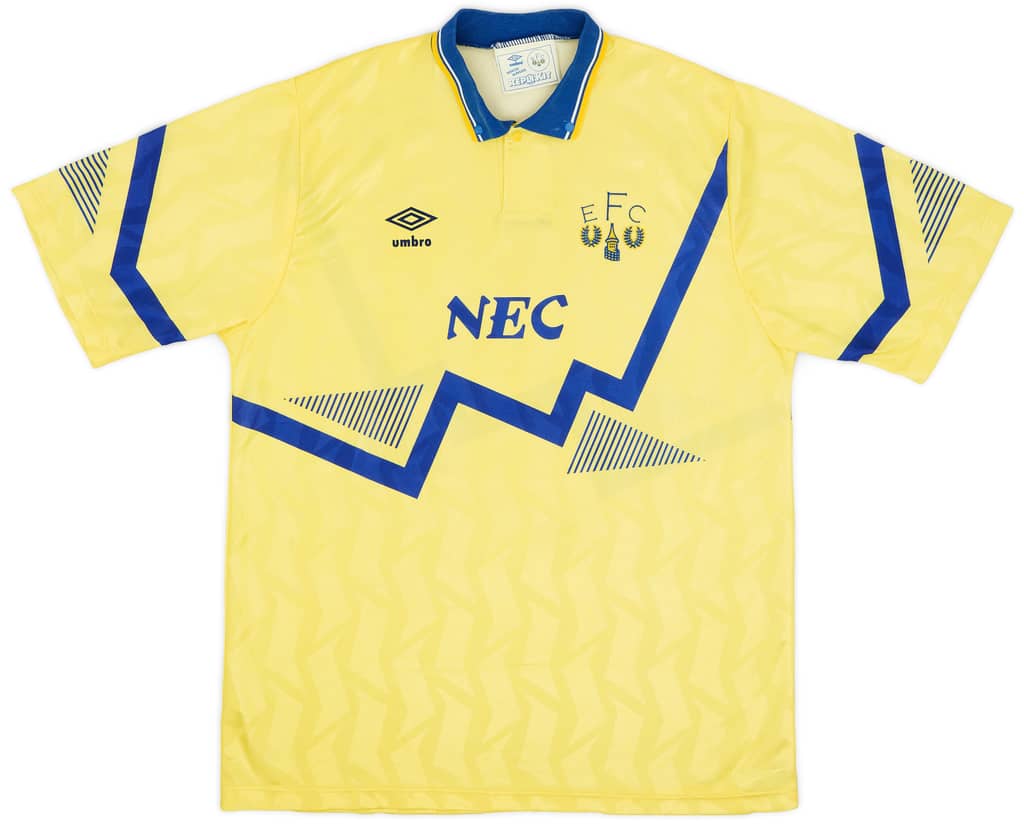 1990-92 Everton Away Shirt - 9/10 - (L)