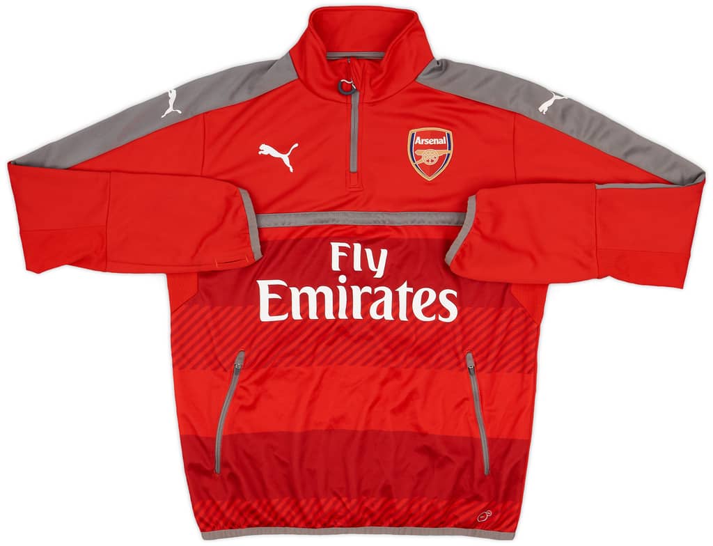 2014-15 Arsenal Puma 1/4 Zip Drill Top - 9/10 - (L)