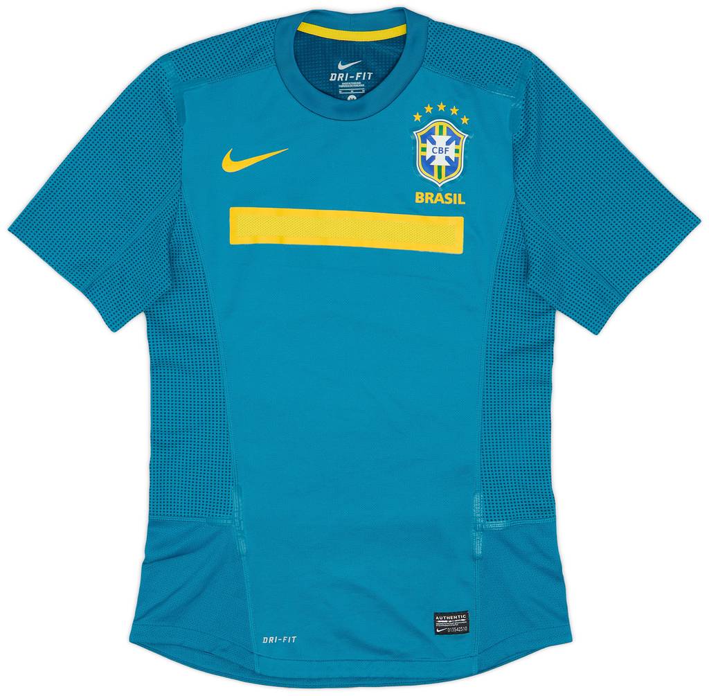 2011 Brazil Player Issue Away Shirt - 9/10 - (M)