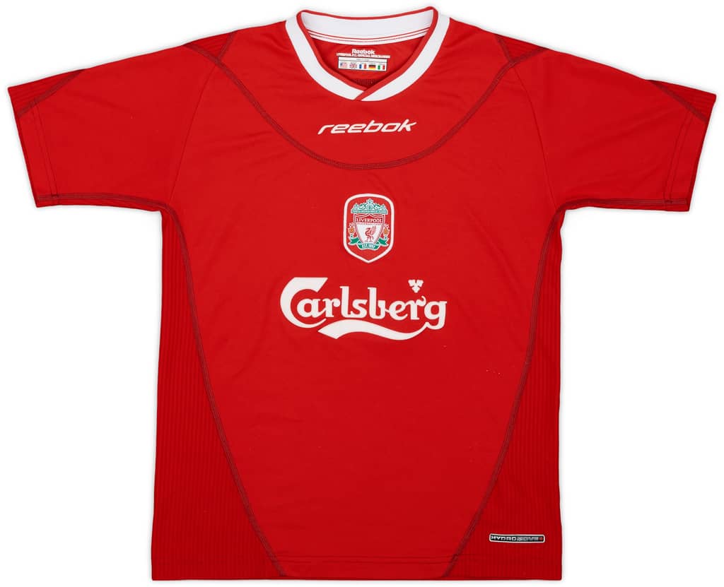 2002-04 Liverpool Home Shirt - 9/10 - (M.Boys)