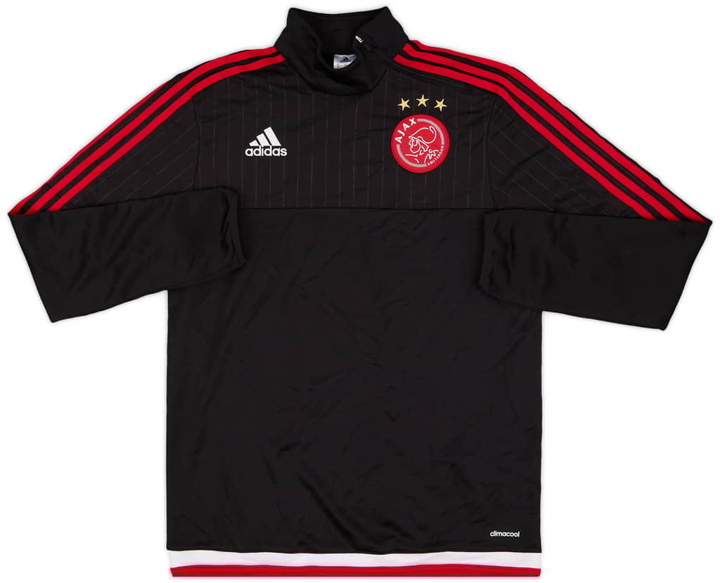 2015-16 Ajax adidas 1/4 Zip Drill Top - 9/10 - (M)