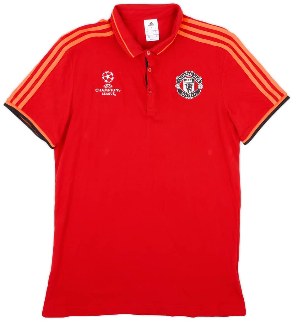 2015-16 Manchester United CL adidas Puma Polo Shirt - 9/10 - (L)