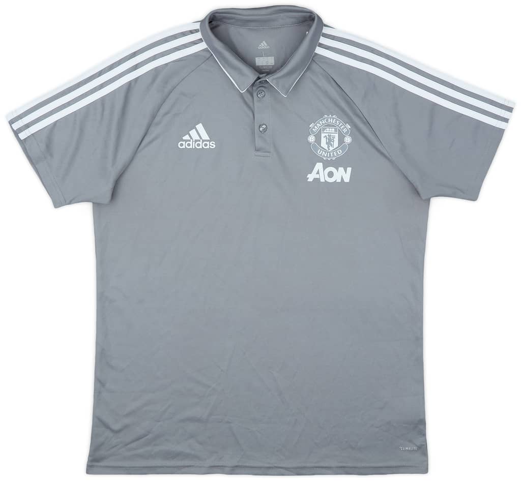 2017-18 Manchester United adidas Polo Shirt - 8/10 - (L)