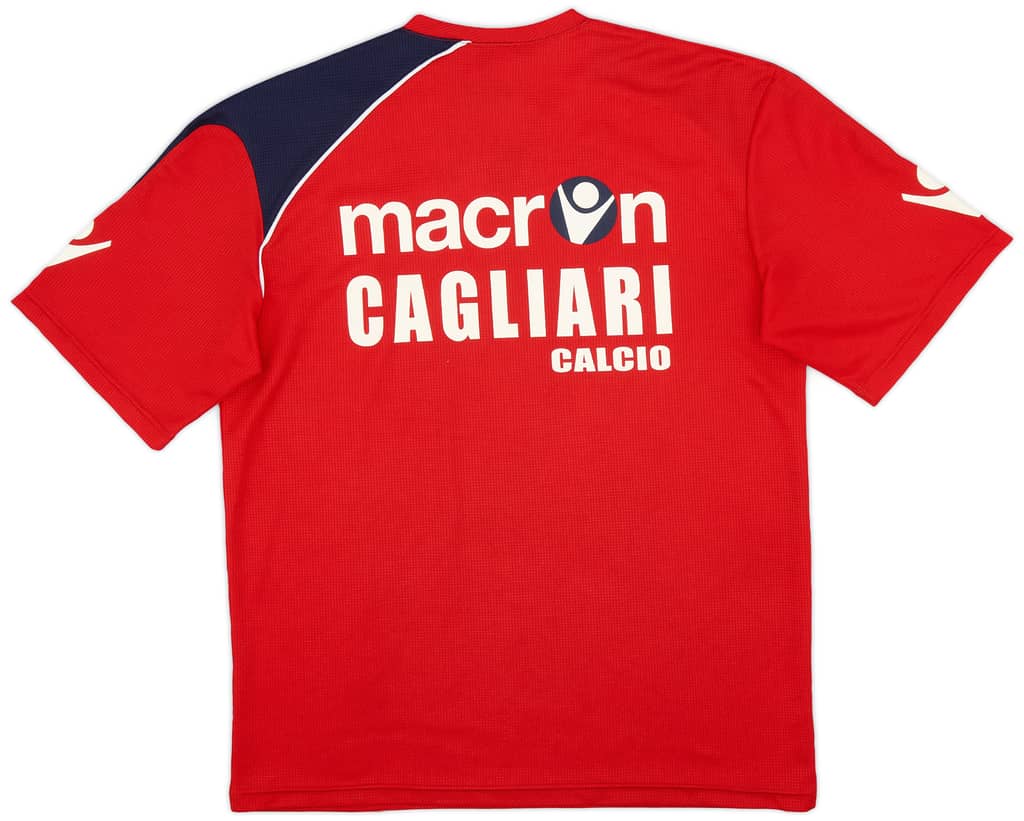 2009-10 Cagliari Macron Training Shirt - 7/10 - (M)