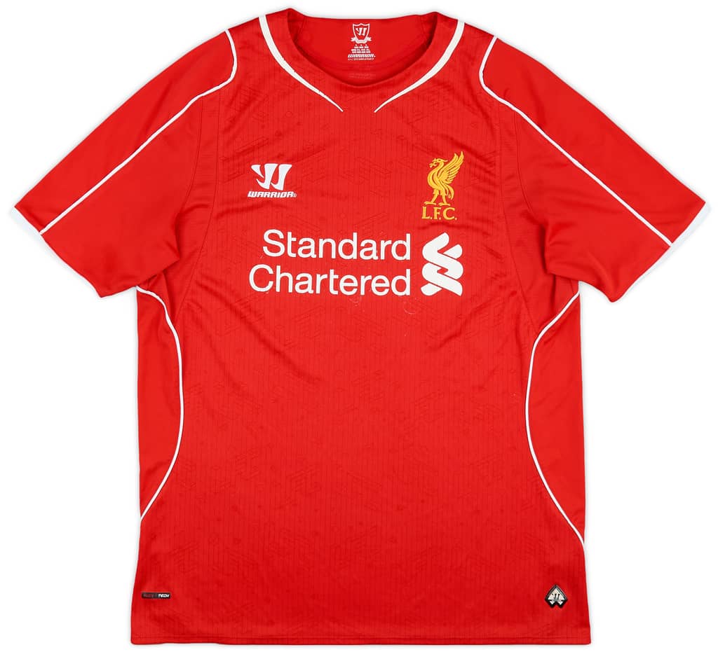 2014-15 Liverpool Home Shirt Gerrard #8 - 5/10 - (L)