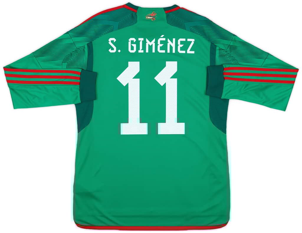 2022-23 Mexico Home L/S Shirt S.Gimenez #11