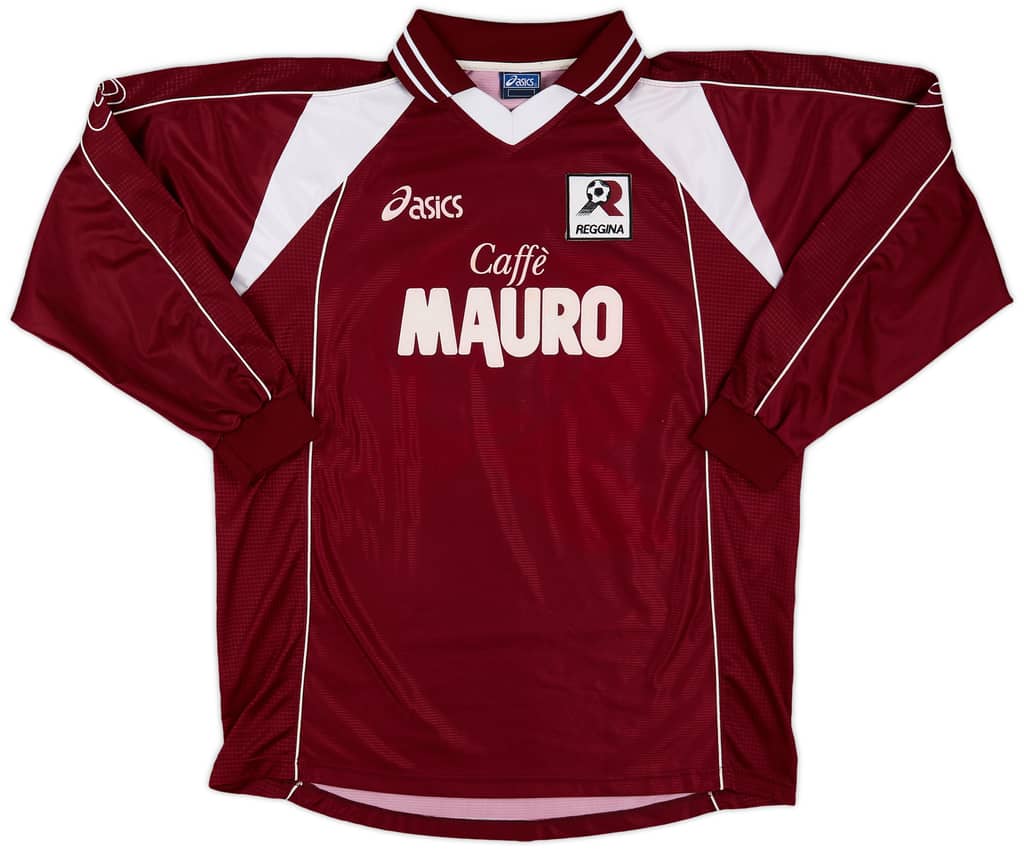 2000-01 Reggina Home L/S Shirt - 8/10 - (XL)