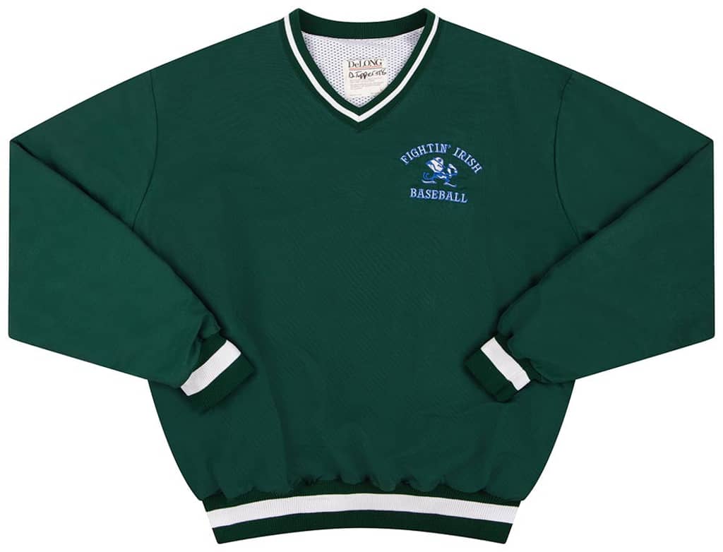 1990s Notre Dame Baseball Pullover Jacket L
