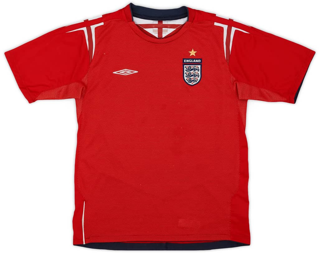 2004-06 England Away Shirt - 8/10 - (XL.Boys)