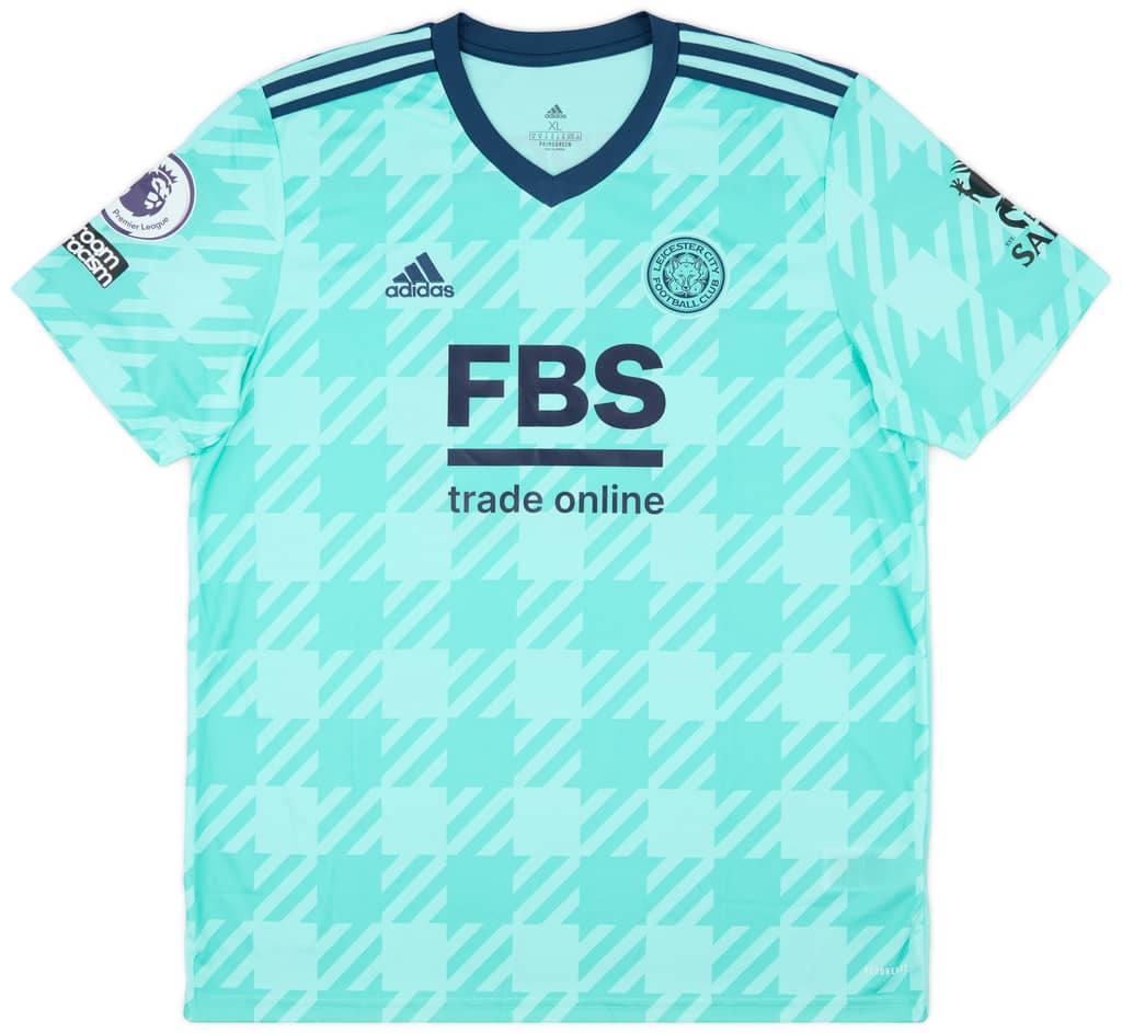 2021-22 Leicester Match Issue Away Shirt Vestergaard #23