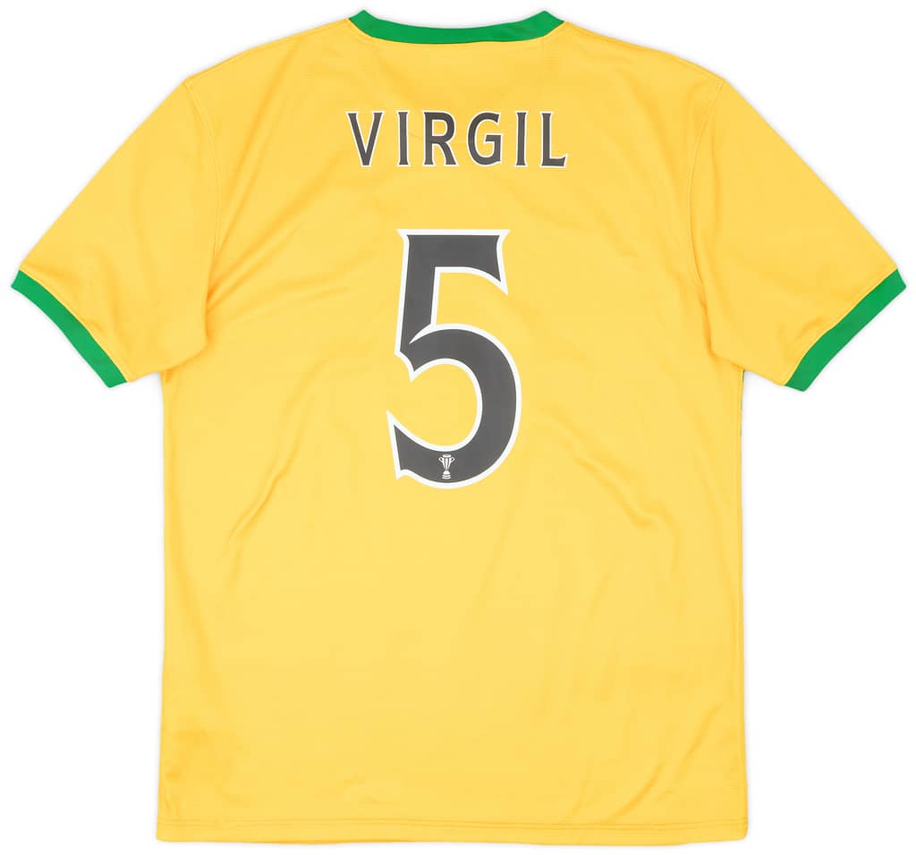 2013-14 Celtic Away Shirt Virgil #5 - 6/10 - (M)