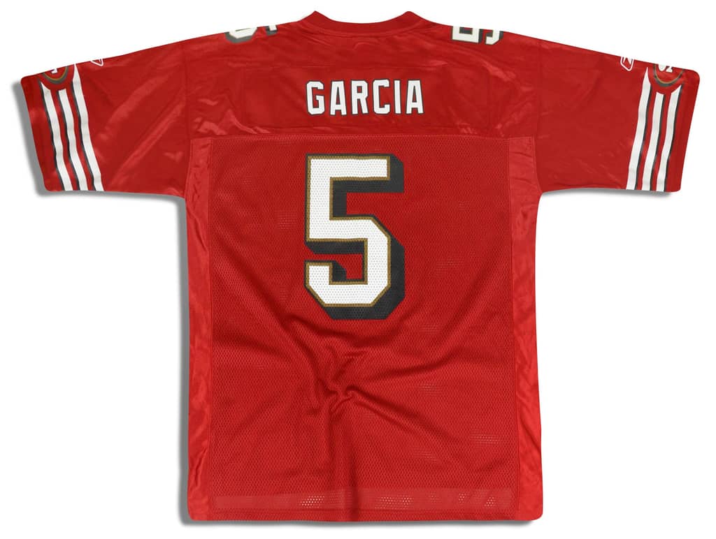 2003 San Francisco 49ers Garcia #5 Reebok On Field Jersey (Home) S