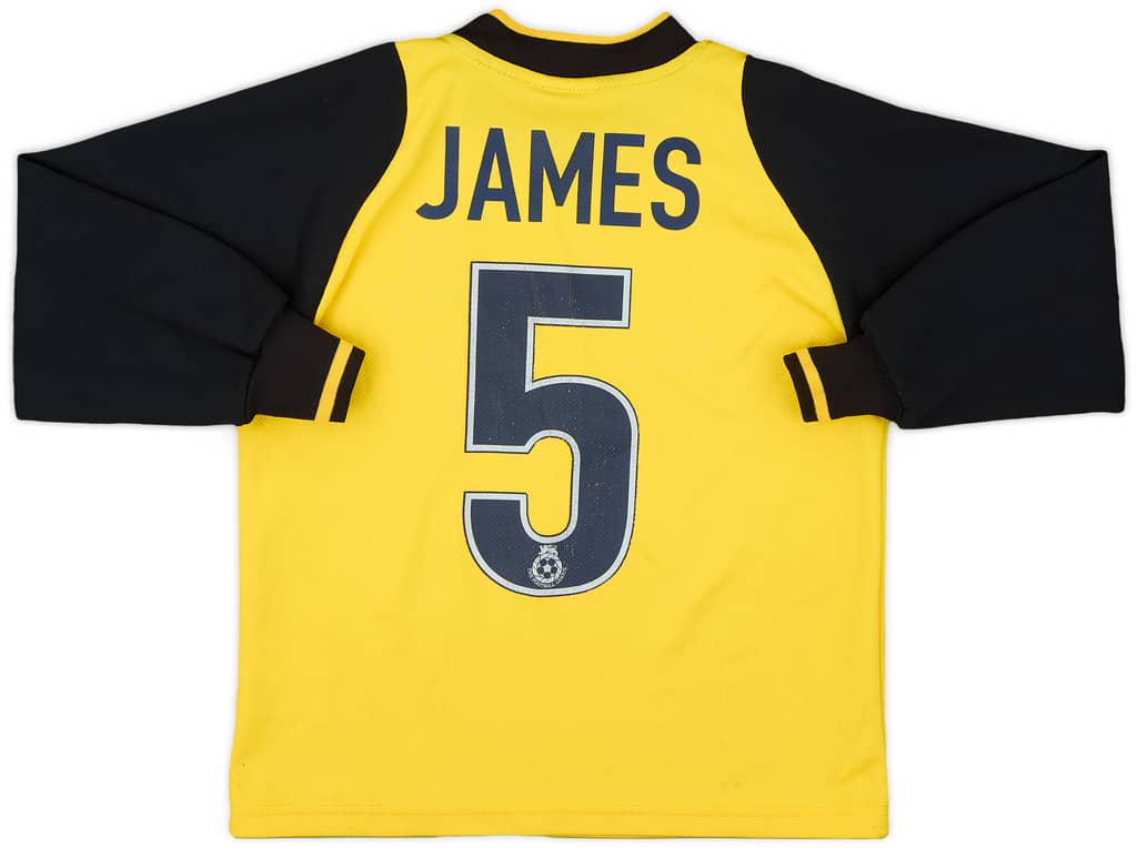 2003-04 Stoke GK Shirt James #5 - 6/10 - (S.Boys)