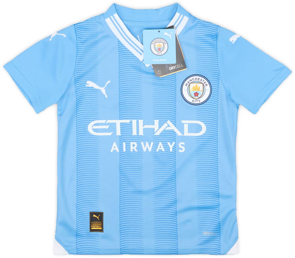 2023-24 Manchester City Home Shirt Haaland #9 (XS.Kids)