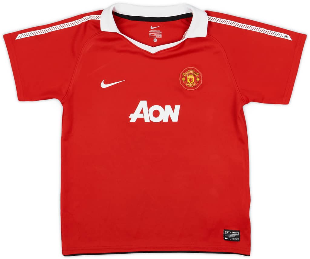 2010-11 Manchester United Home Shirt - 7/10 - (7-8 Years)