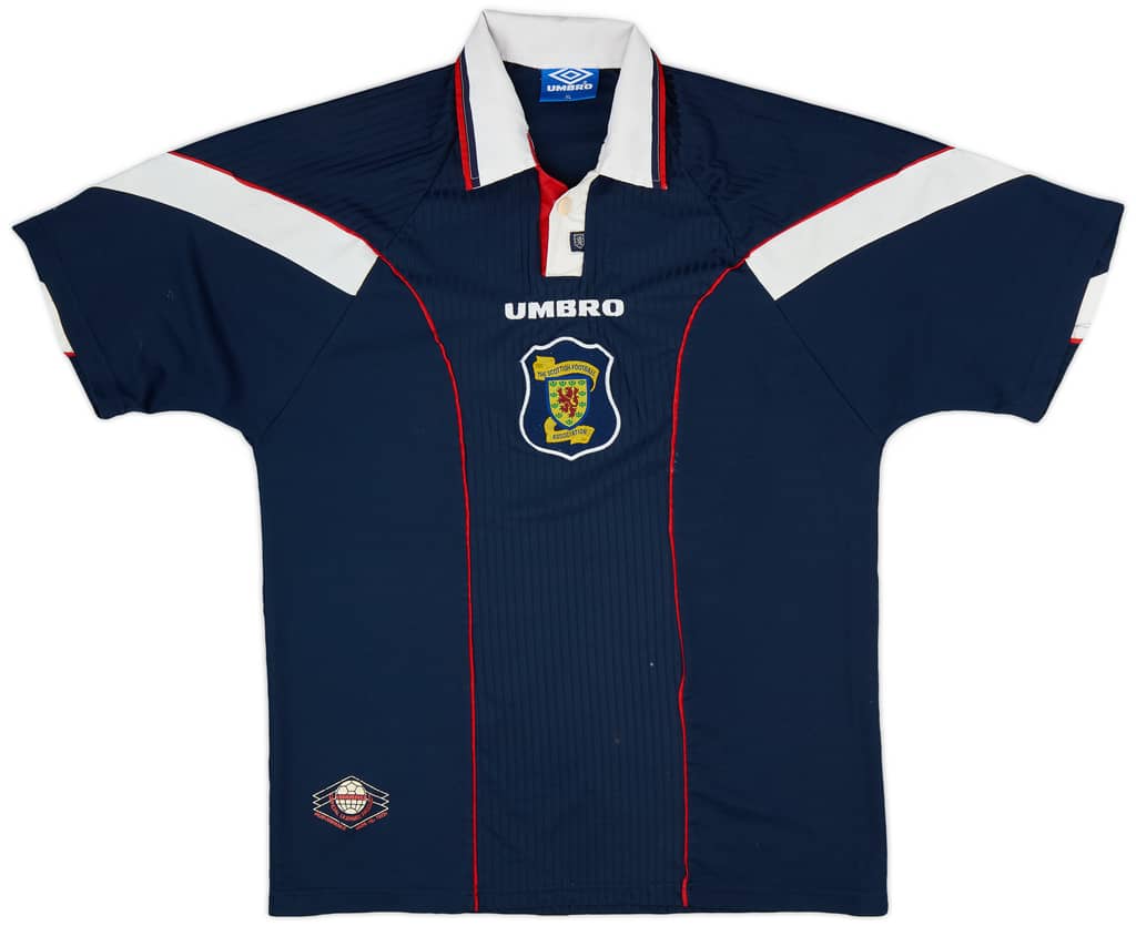 1996-98 Scotland Home Shirt - 7/10 - (XL)